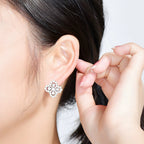 GlowLOOP EARRINGS FULL MOTIF DIAMOND 16MM