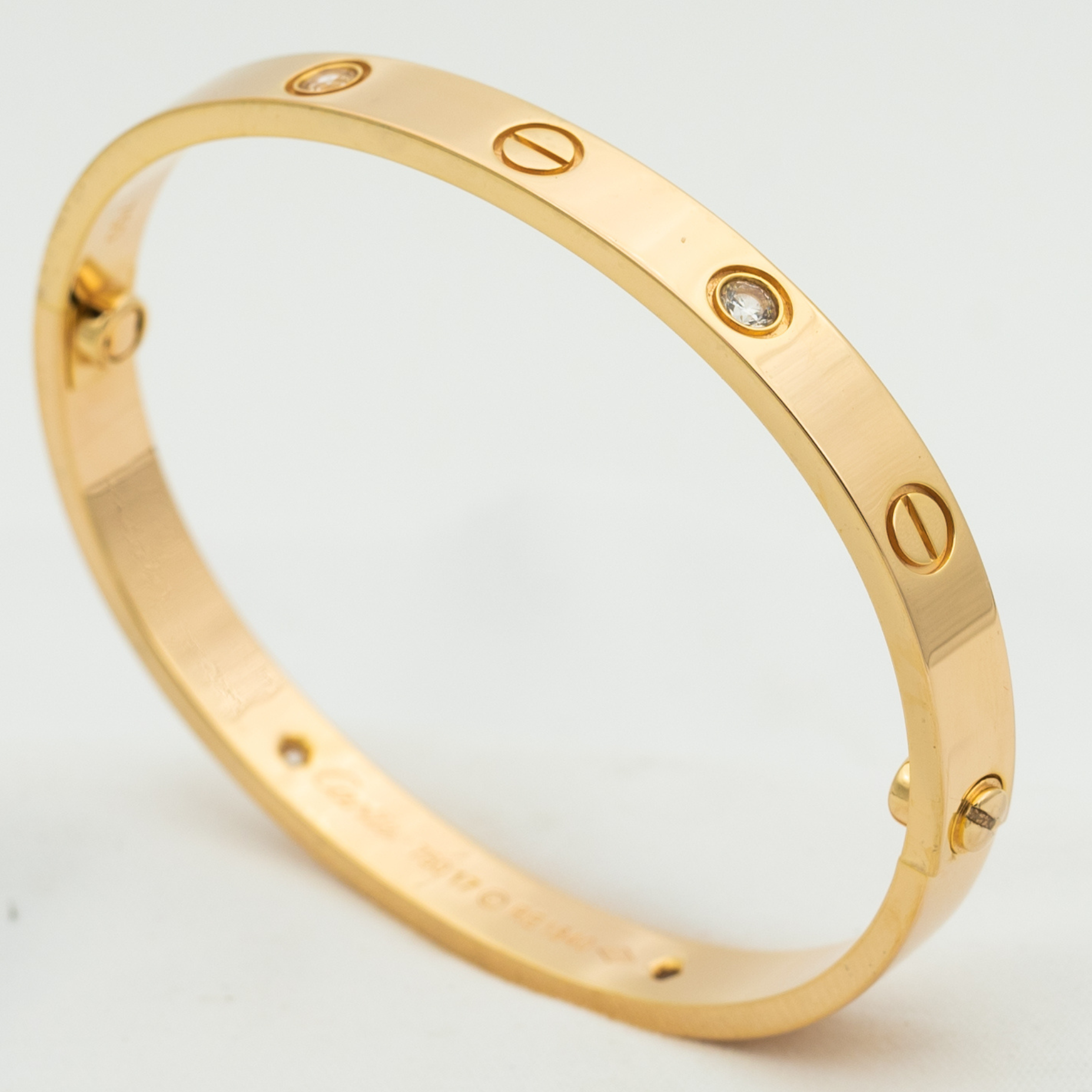 GlowLOVE BRACELET 6.1MM 4 DIAMONDS