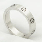 GlowLOVE RING 4MM 1 DIAMOND SILVER