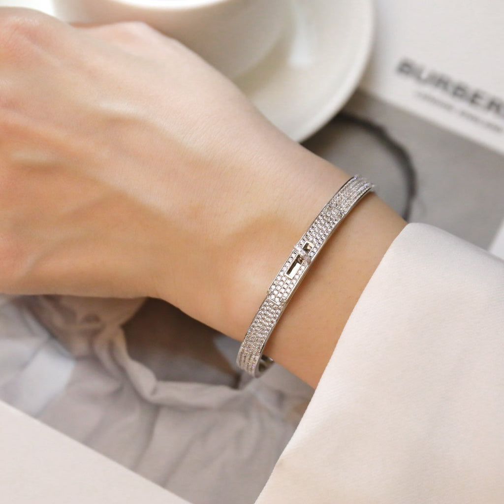 GlowKELLY BRACELET DIAMOND PAVED