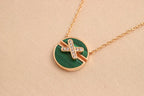 GlowJEUX DE ROSE GOLD DIAMOND NECKLACE