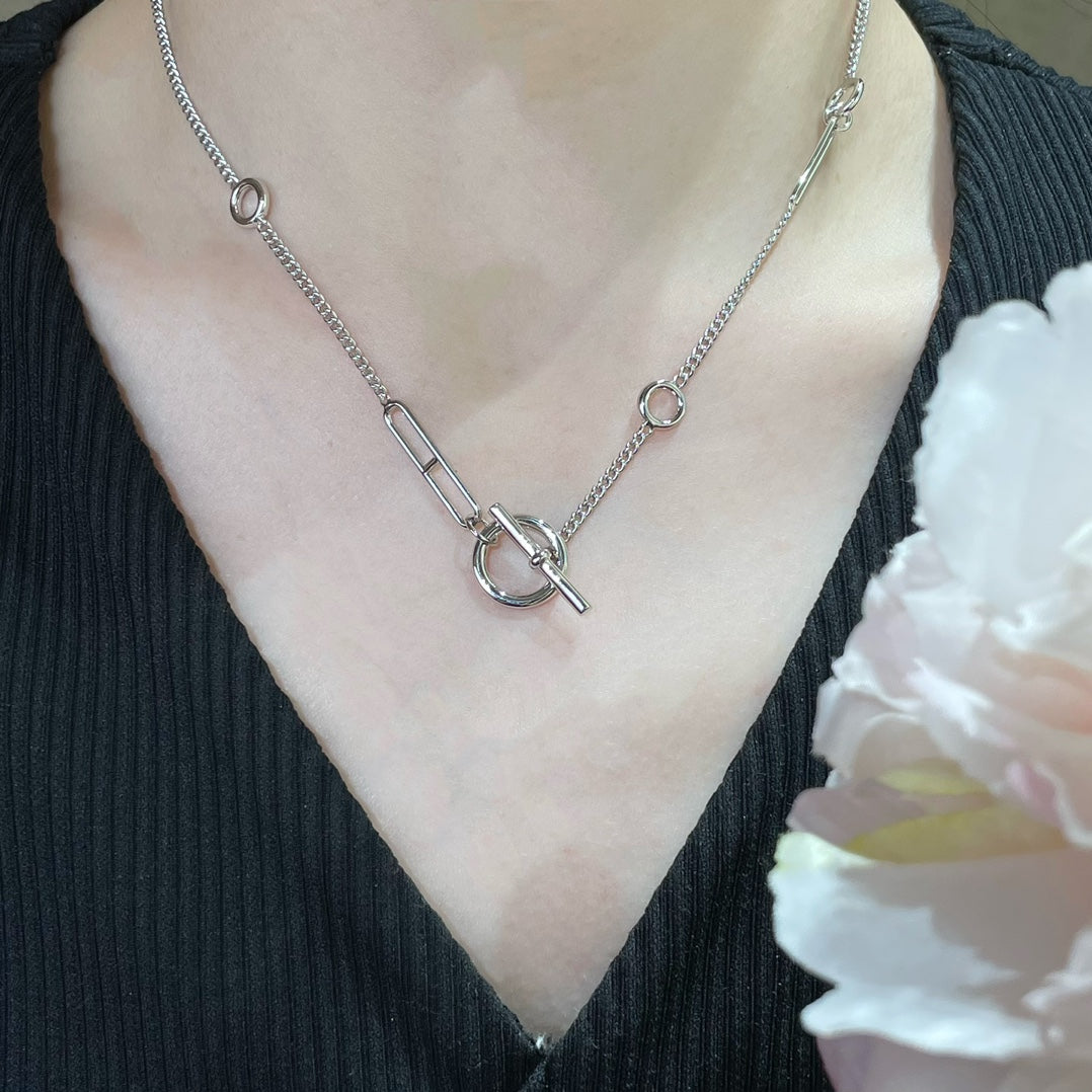 GlowHM STERLING CHAINE D'ANCRE HEART