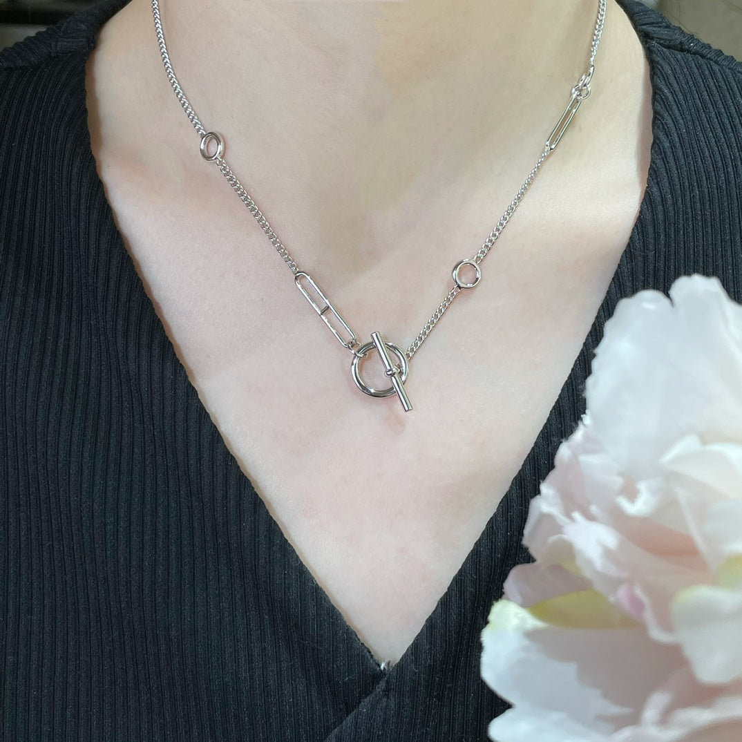 GlowHM STERLING CHAINE D'ANCRE HEART