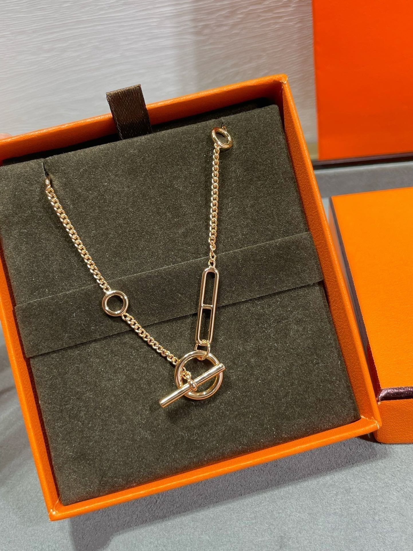 GlowHM STERLING CHAINE D'ANCRE HEART