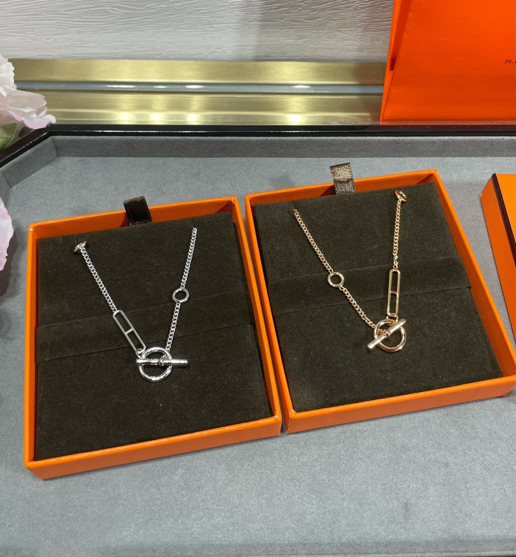 GlowHM STERLING CHAINE D'ANCRE HEART