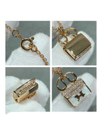 GlowH CIRCE MOISSANITE PENDANT NECKLACE GOLD