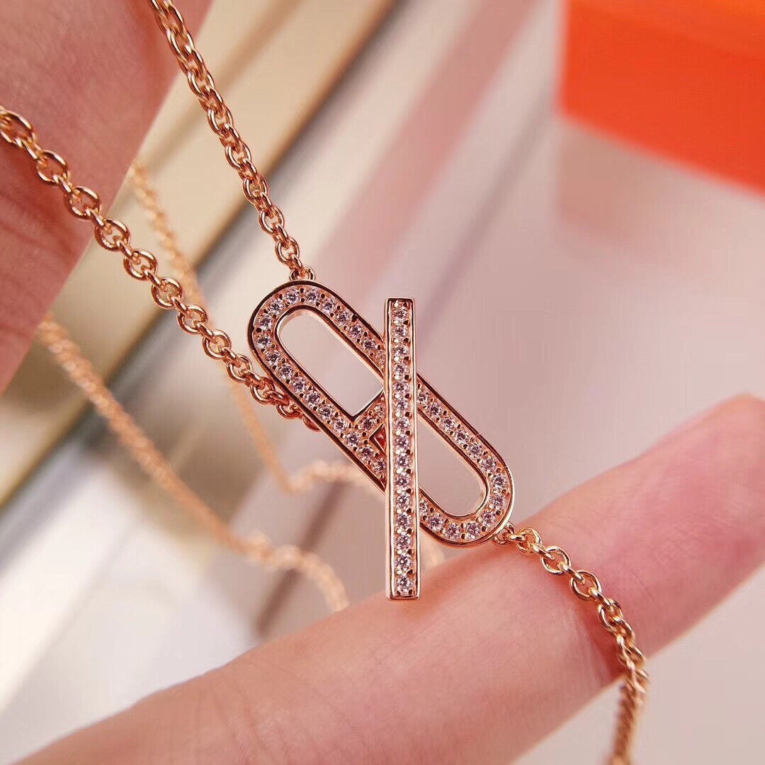 GlowHM FIRE PIG NOSE NECKLACE TRENDY STREET