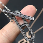 GlowHM NECKLACE PLATINUM ROSE GOLD DIAMOND