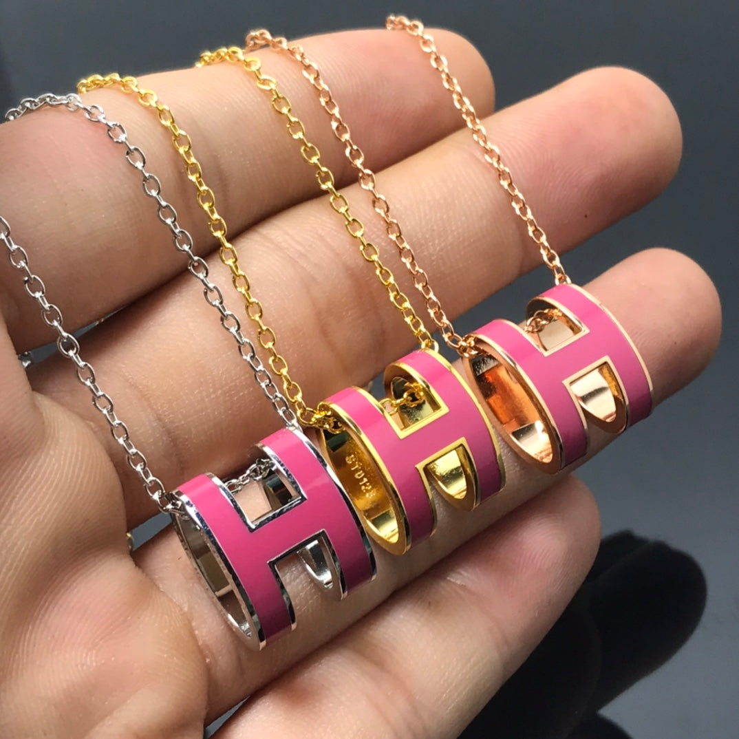 GlowH NECKLACE PINK