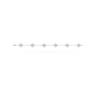 ¡®Glow¡¯CLOVER 6 MOTIF SILVER DIAMOND BRACELET