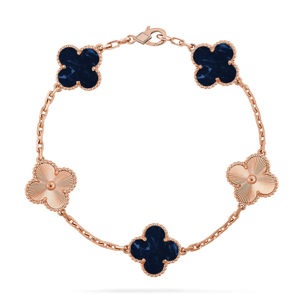 [Glow Jewelry]CLOVER 5 MOTIF PIETERSITE BRACELET COLLECTION