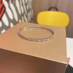 GlowBEE LOVE SILVER DIAMOND BRACELET