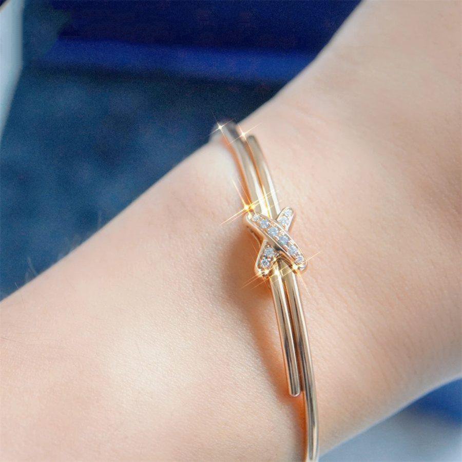 GlowJEUX DE BRACELET PINK GOLD DIAMONDS