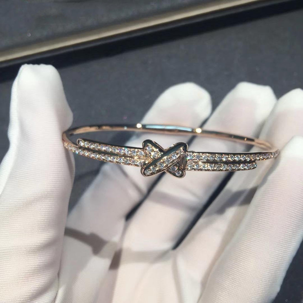 GlowJEUX DE BRACELET DIAMONDS PINK GOLD