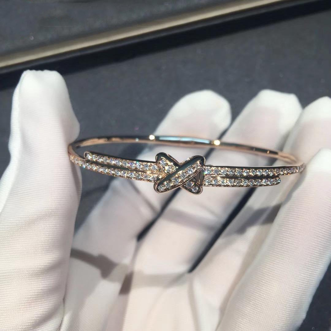 GlowJEUX DE BRACELET DIAMONDS PINK GOLD