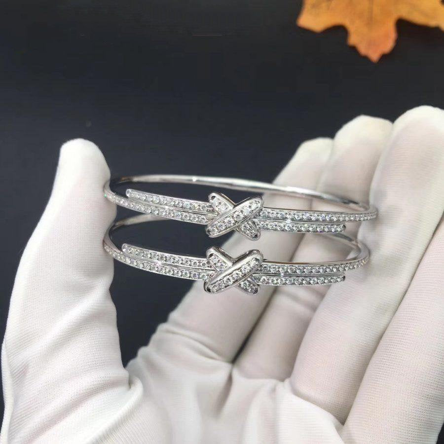 GlowJEUX DE BRACELET DIAMONDS SILVER