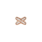 GlowJEUX DE PINK GOLD DIAMOND EARRINGS