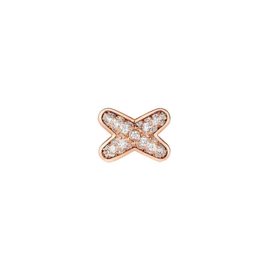 GlowJEUX DE PINK GOLD DIAMOND EARRINGS