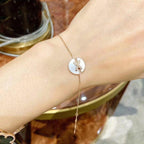 GlowJEUX DE BRACELET MOP PINK GOLD DIAMONDS