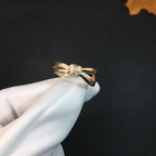 GlowLIENS RING PINK GOLD DIAMOND