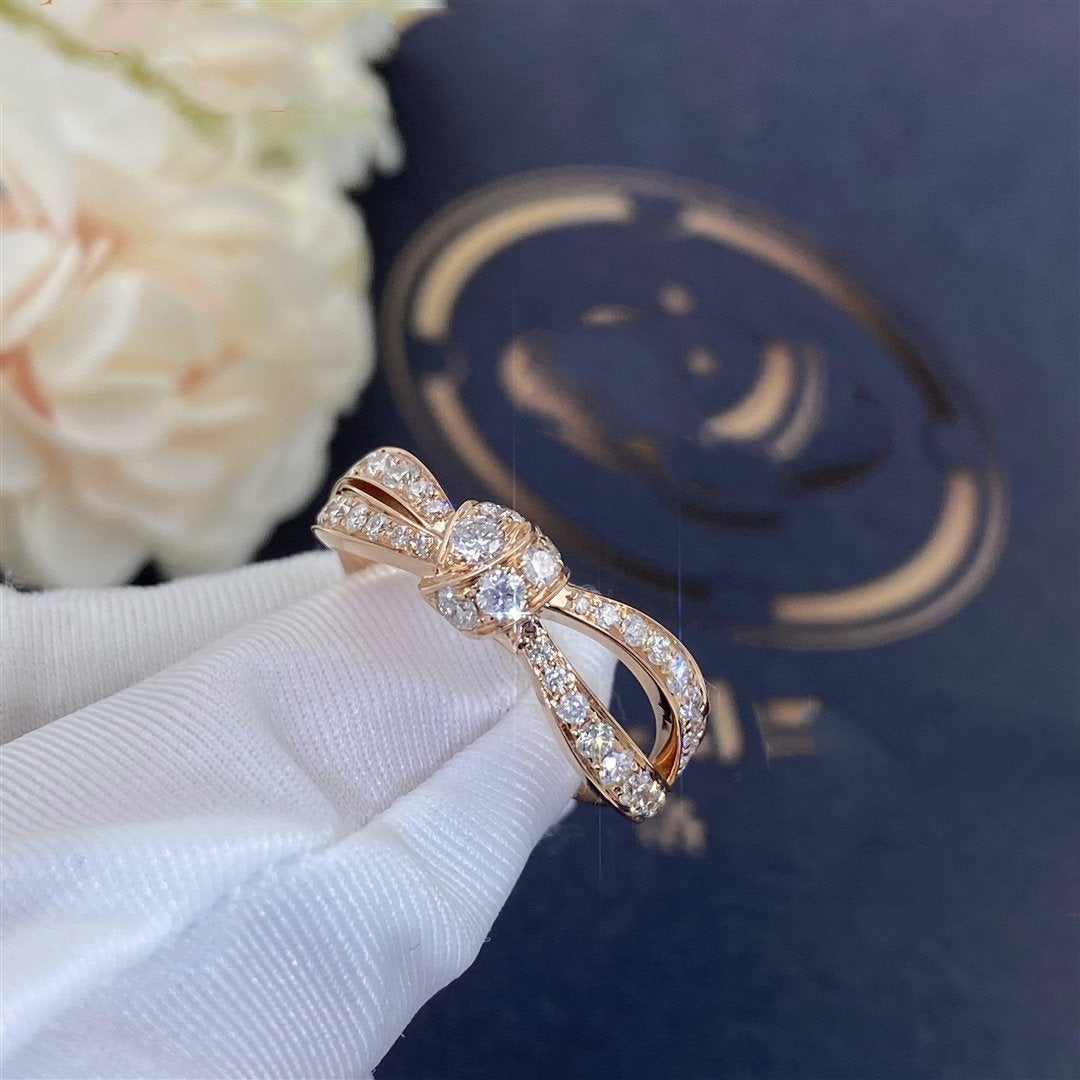 GlowLIENS PINK GOLD DIAMOND RING