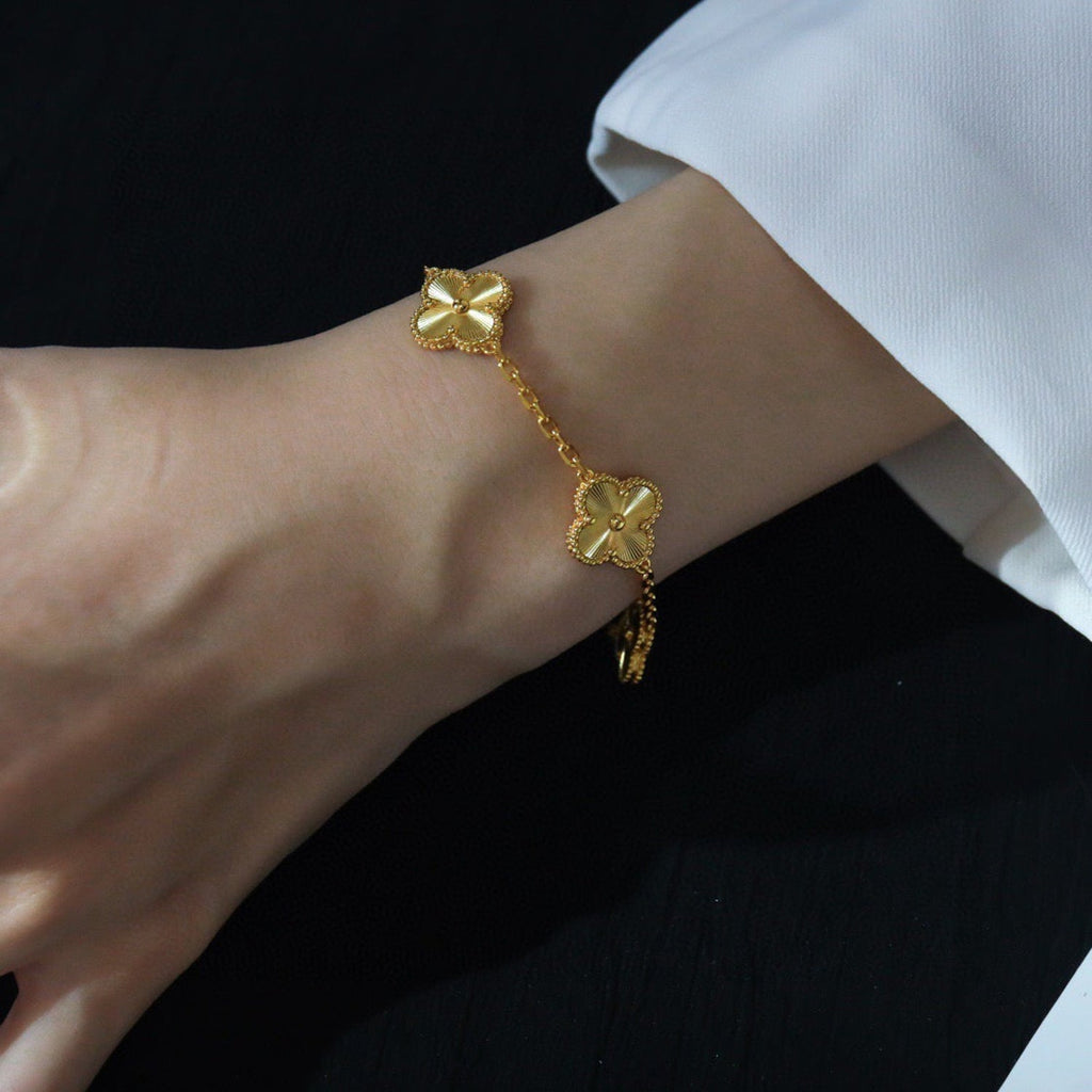 [Glow Jewelry] CLOVER 5 MOTIF LASER BRACELET COLLECTION