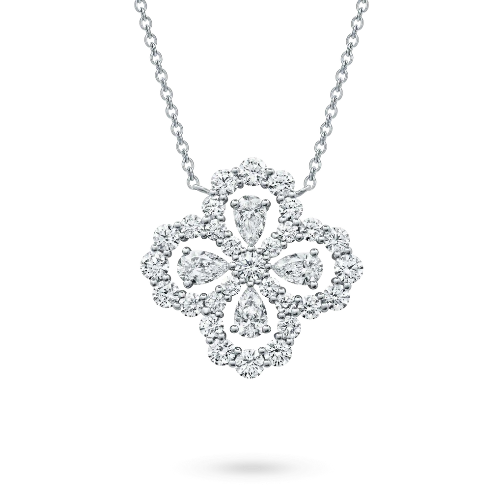 GlowLOOP NECKLACE FULL MOTIF DIAMOND 16MM MULTIPLE COLORS