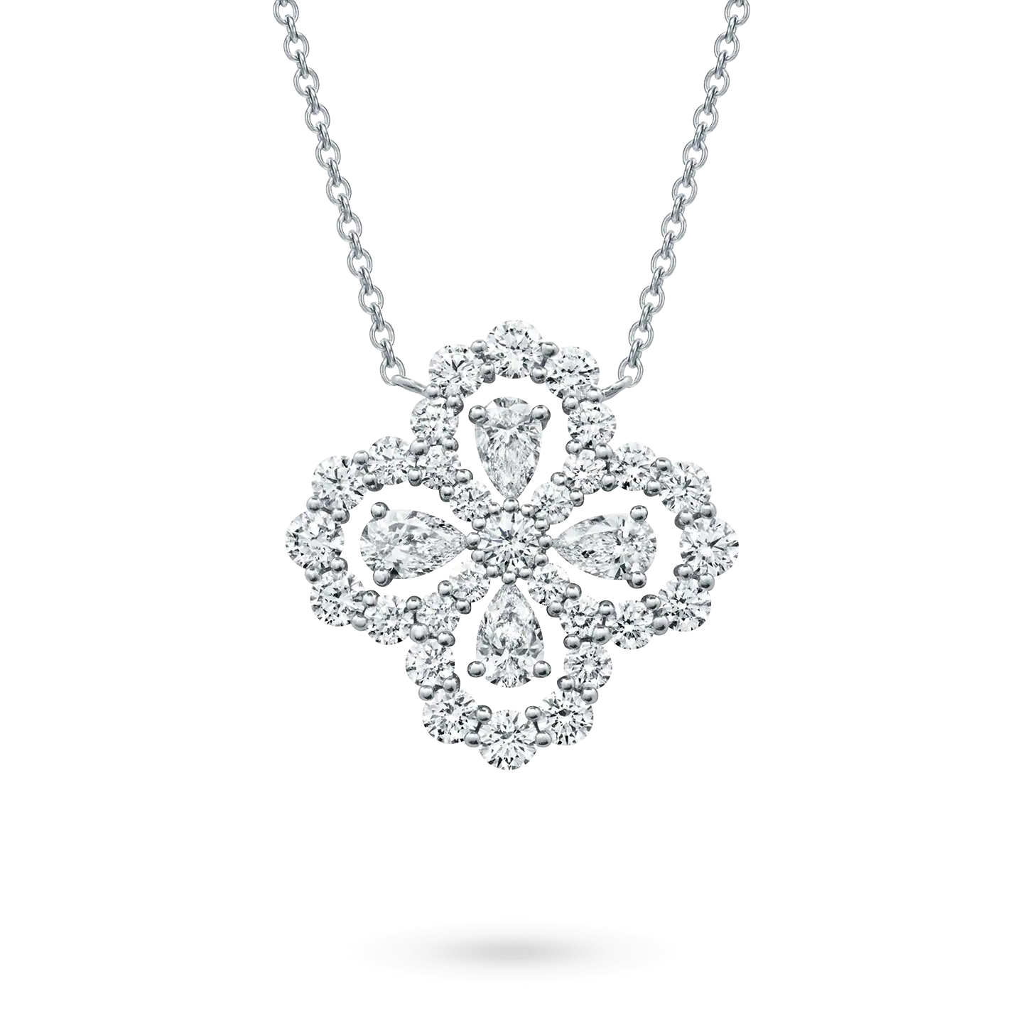 GlowLOOP NECKLACE FULL MOTIF DIAMOND 16MM MULTIPLE COLORS