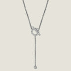 GlowFINESSE SILVER DIAMOND NECKLACE