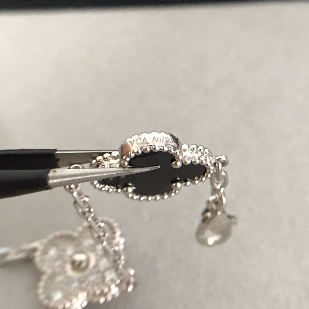 [Glow]New  CLOVER 5 MOTIF ONYXS BRACELET COLLECTION