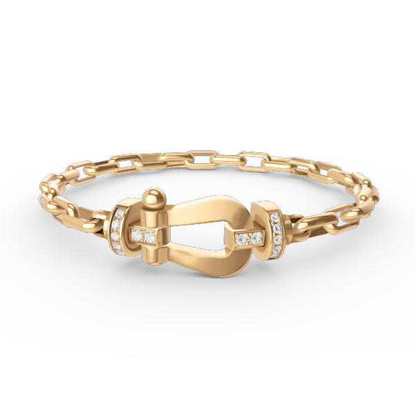 GlowFORCE LARGE HORSESHOE CLASP  METAL BRACELET