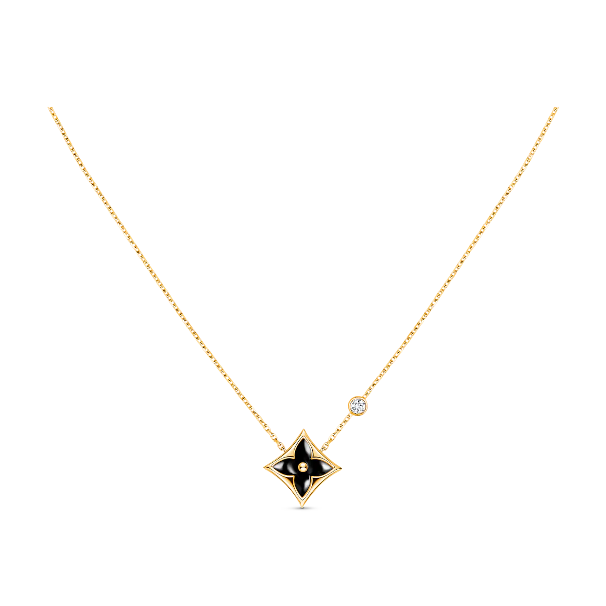 GlowSTAR BLACK MOP NECKLACE