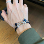 [Glow]New CLOVER 5 MOTIF PIETERSITE BRACELET COLLECTION