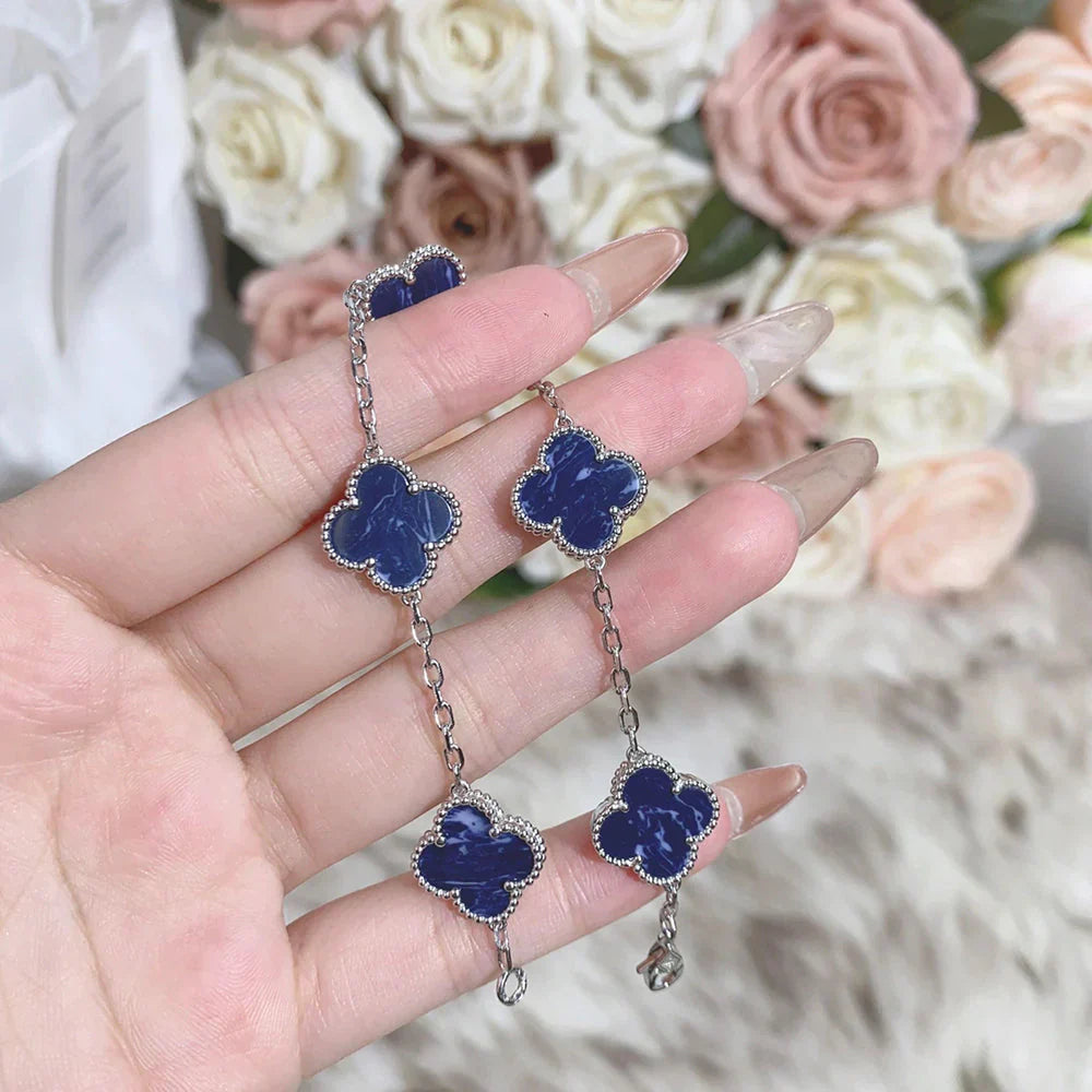 [Glow]New CLOVER 5 MOTIF PIETERSITE BRACELET COLLECTION