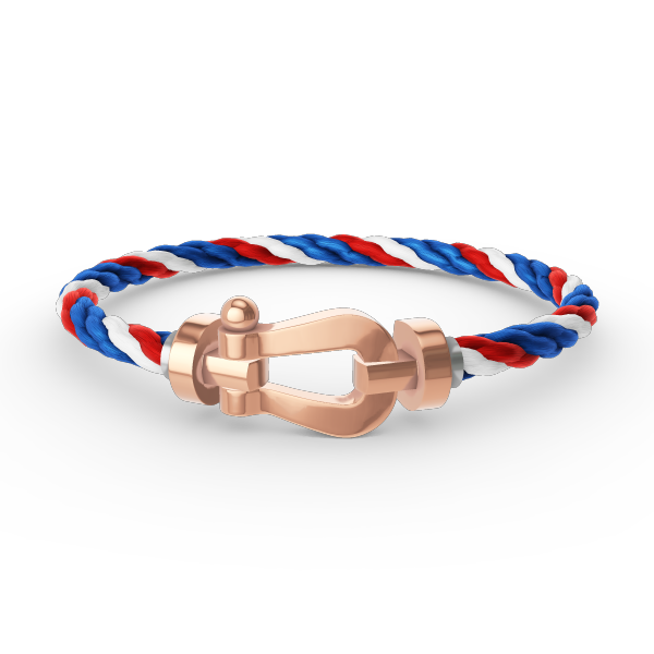 GlowFORCE LARGE HORSESHOE NO DIAMOND BRACELET ROSE GOLD