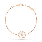 ¡®Glow¡¯LUCKY WHITE MOP PLUM BLOSSOM  BRACELET