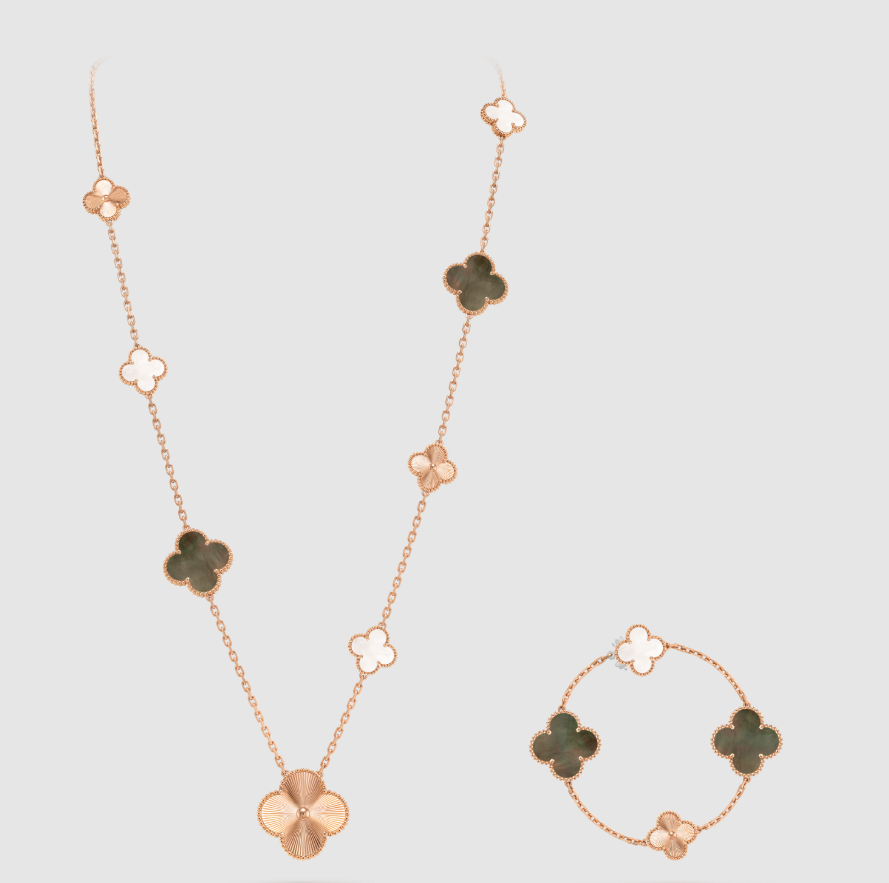[¡®Glow¡¯] 25 NEW CLOVER 15 MOTIFS GRAY MOTHER-OF-PEARL