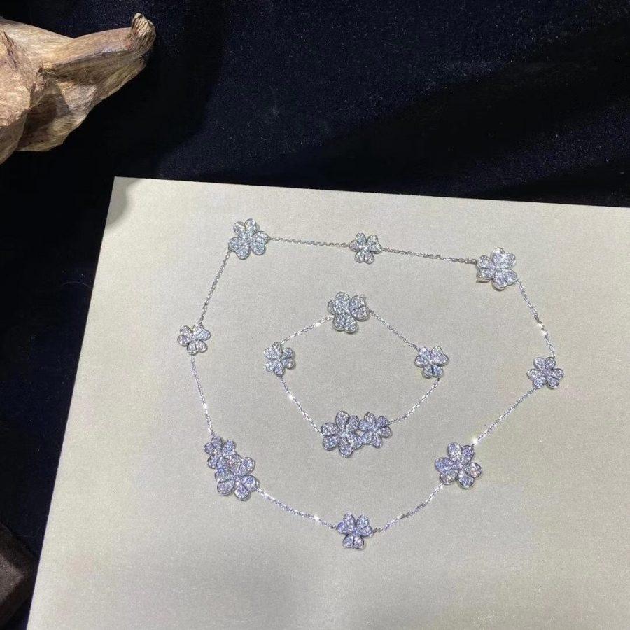 ¡®Glow¡¯FRIVOLE SILVER 5 FLOWERS BRACELET