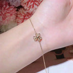 ¡®Glow¡¯FRIVOLE GOLD FLOWER DIAMOND BRACELET