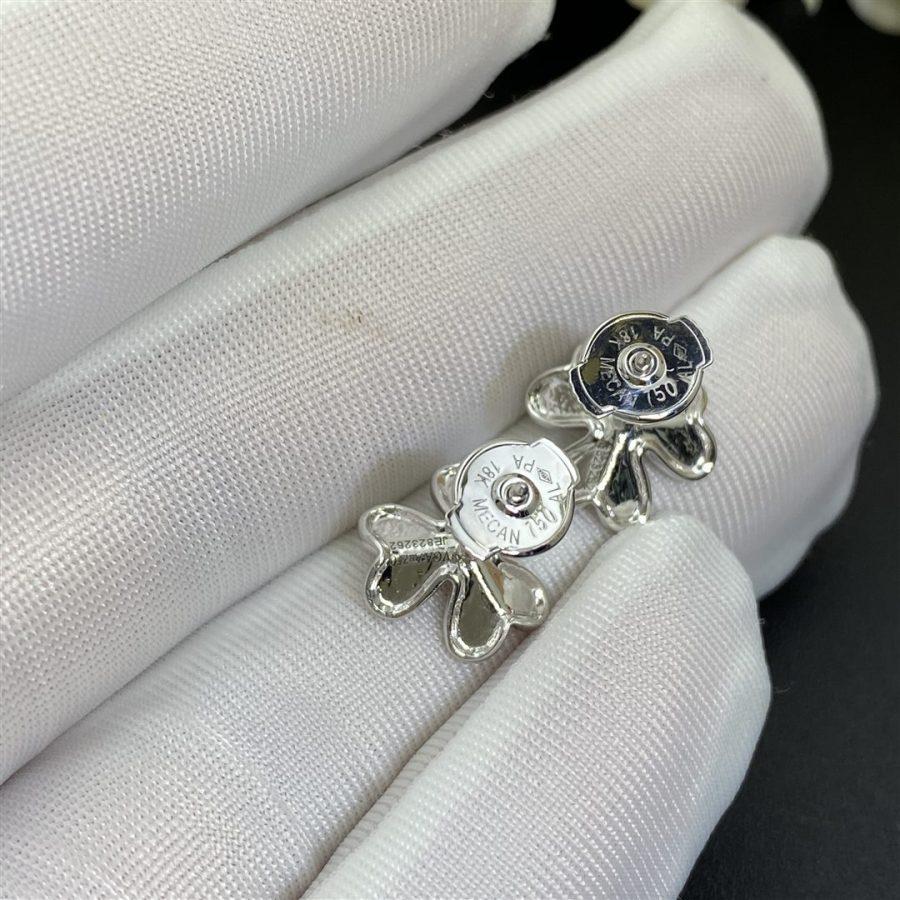 ¡®Glow¡¯FRIVOLE MINI SILVER FLOWER EARRINGS