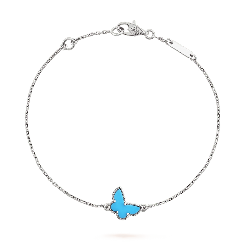 ¡®Glow¡¯BUTTERFLY TURQUOISE BUTTERFLY BRACELET SILVER