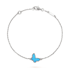 ¡®Glow¡¯BUTTERFLY TURQUOISE BUTTERFLY BRACELET SILVER