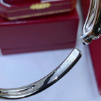 GlowPANTHERE SILVER OPEN BRACELET