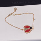 ¡®Glow¡¯LUCKY SPRING 1 MOTIF PINK GOLD BRACELET