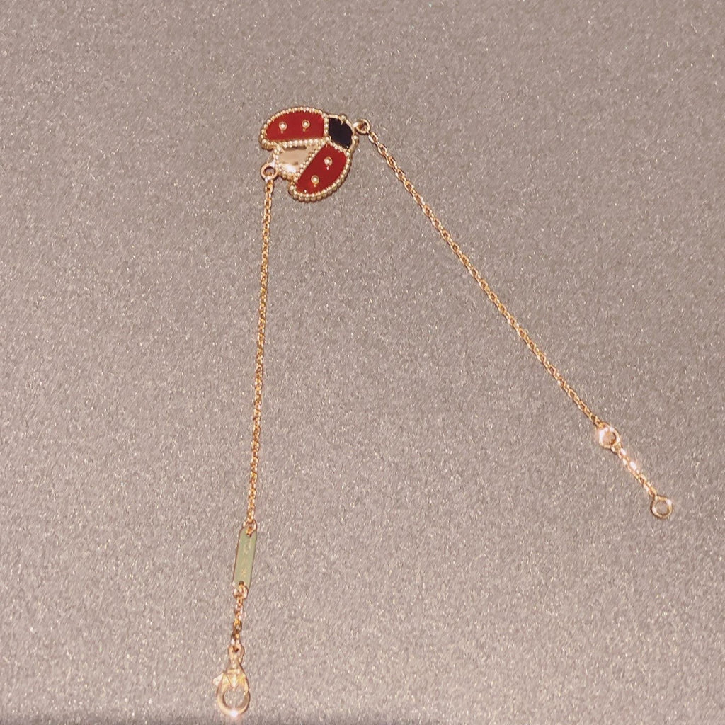 ¡®Glow¡¯LUCKY SPRING 1 MOTIF PINK GOLD BRACELET