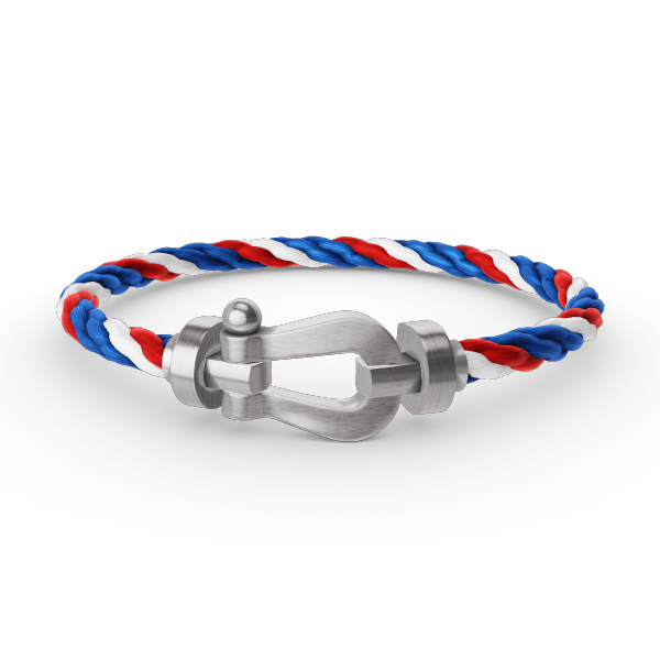 GlowFORCE LARGE HORSESHOE NO DIAMOND BRACELET SILVER