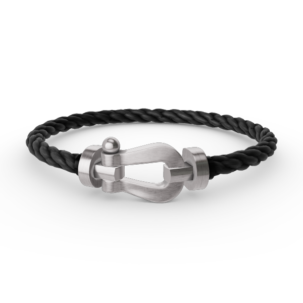 GlowFORCE LARGE HORSESHOE NO DIAMOND BRACELET SILVER