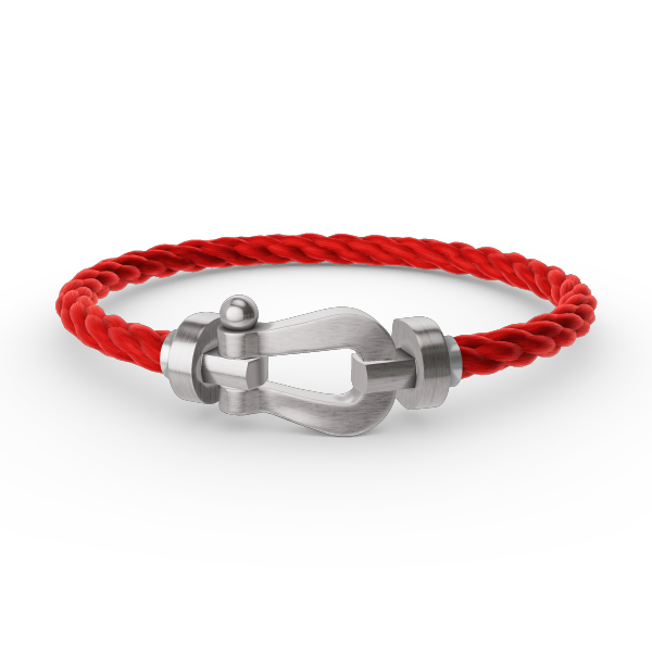 GlowFORCE LARGE HORSESHOE NO DIAMOND BRACELET SILVER