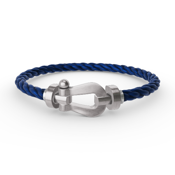 GlowFORCE LARGE HORSESHOE NO DIAMOND BRACELET SILVER