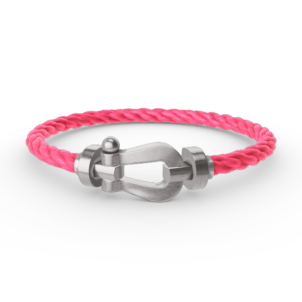 GlowFORCE LARGE HORSESHOE NO DIAMOND BRACELET SILVER